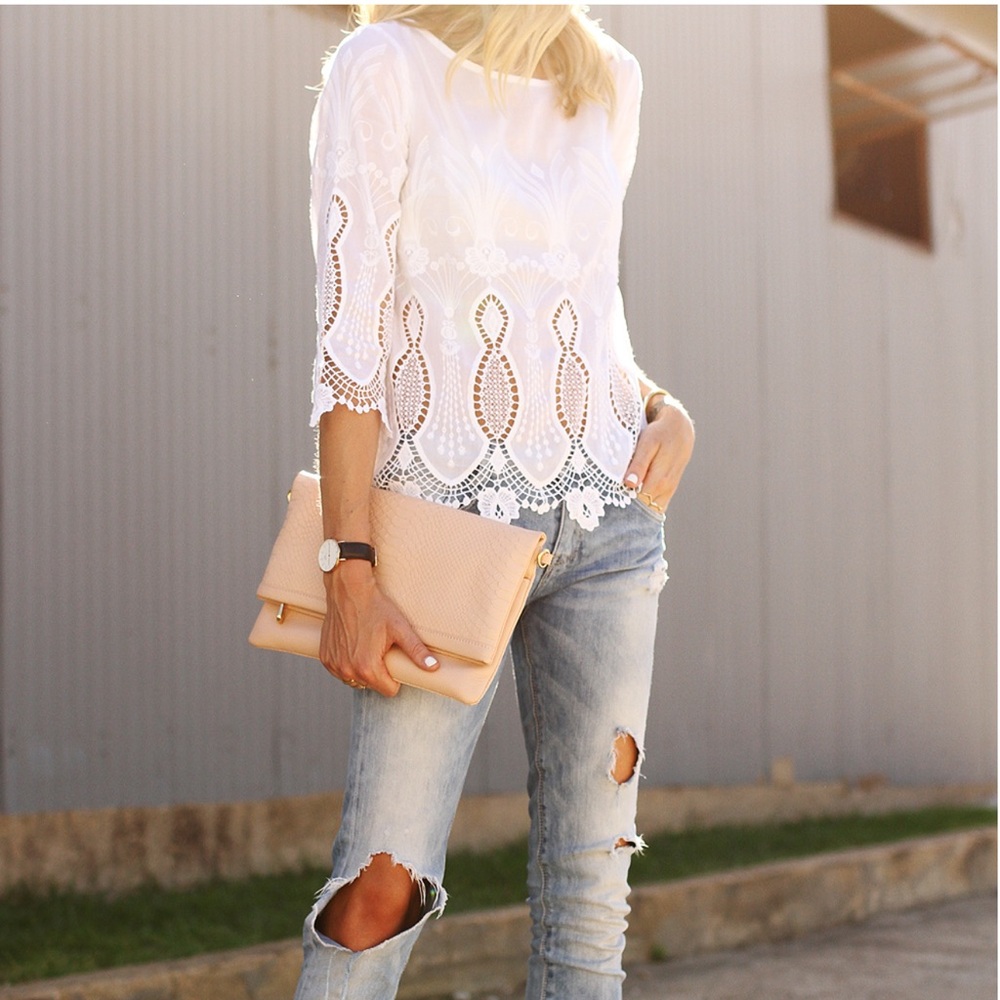 NWT Banana Republic Lace Top